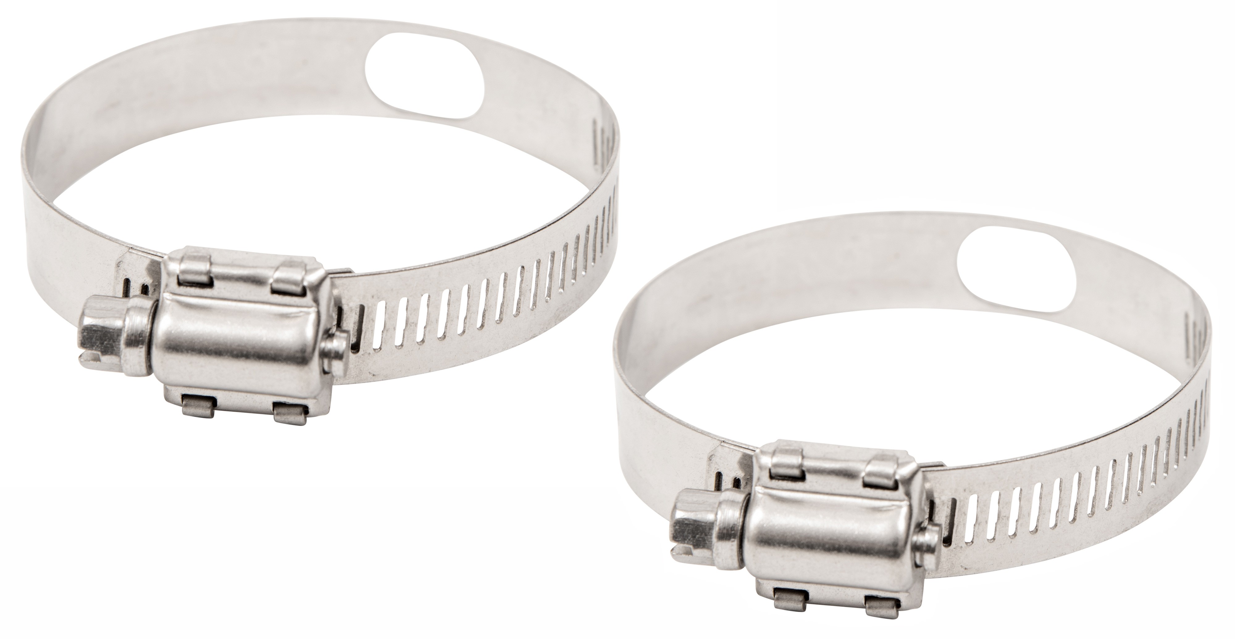 Two Saddle Clamps with Hole for Off-Line Automatic Chlorinator Parts