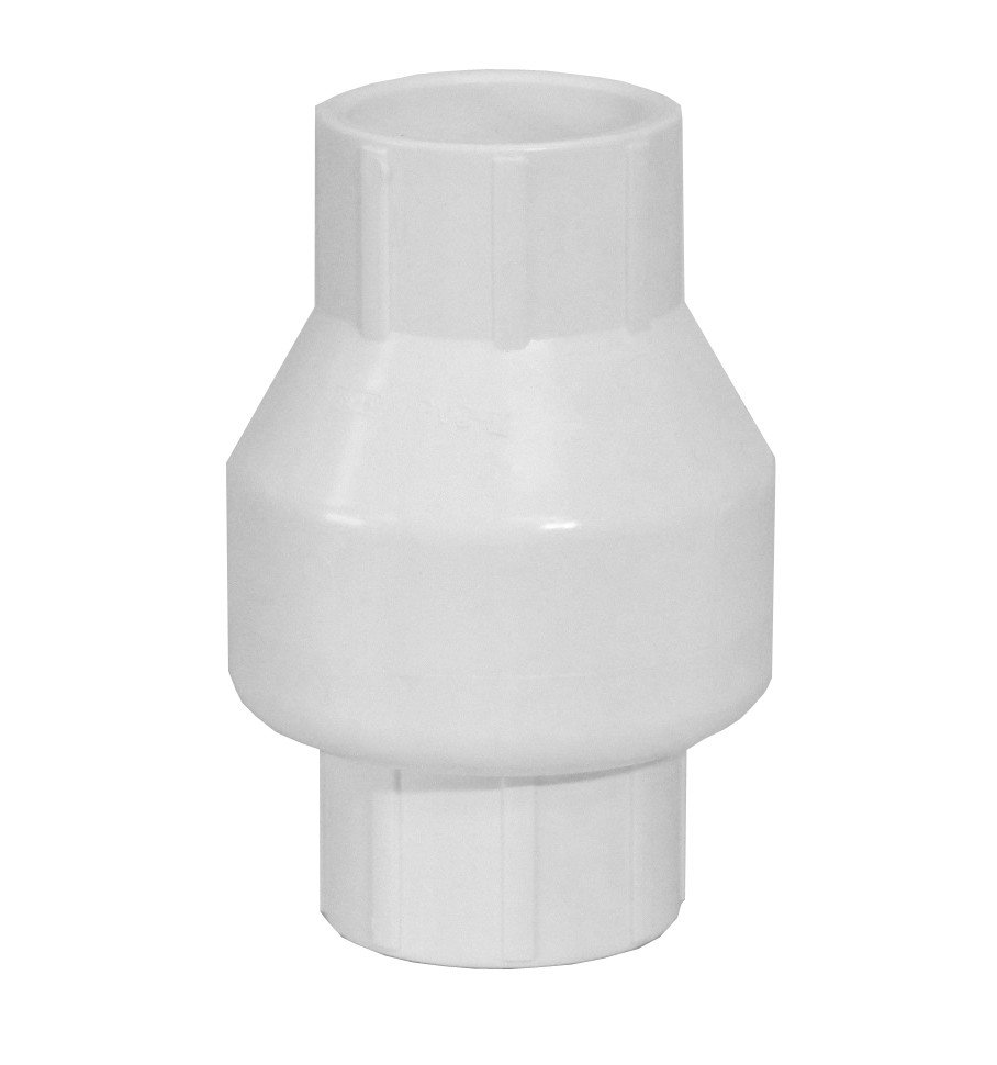1.5" PVC Swing Check Valve for Swimming Pool Plumbing and Solar Systems