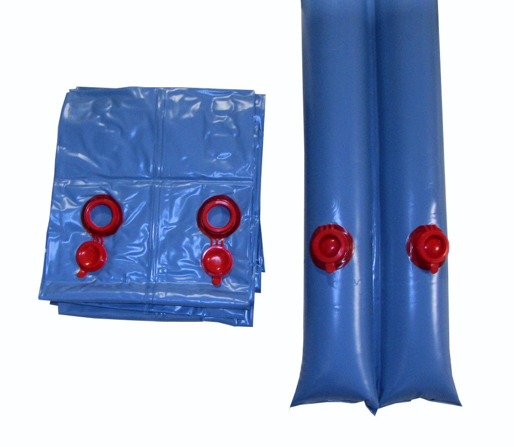 Swimming Pool Winter Cover 10 ft Double Water Bags 15 Pack