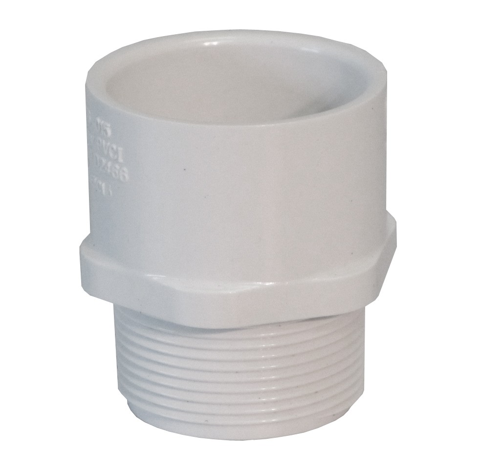 Pvc Adaptor 1.5" Threaded Slip