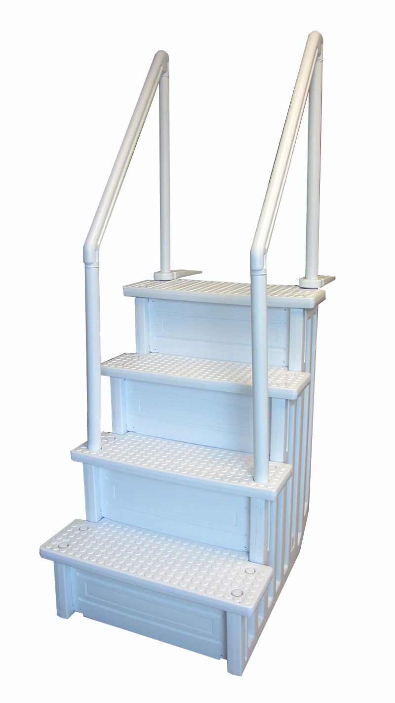 Easy Entry Pool Step Ladder for Above-Ground Pools