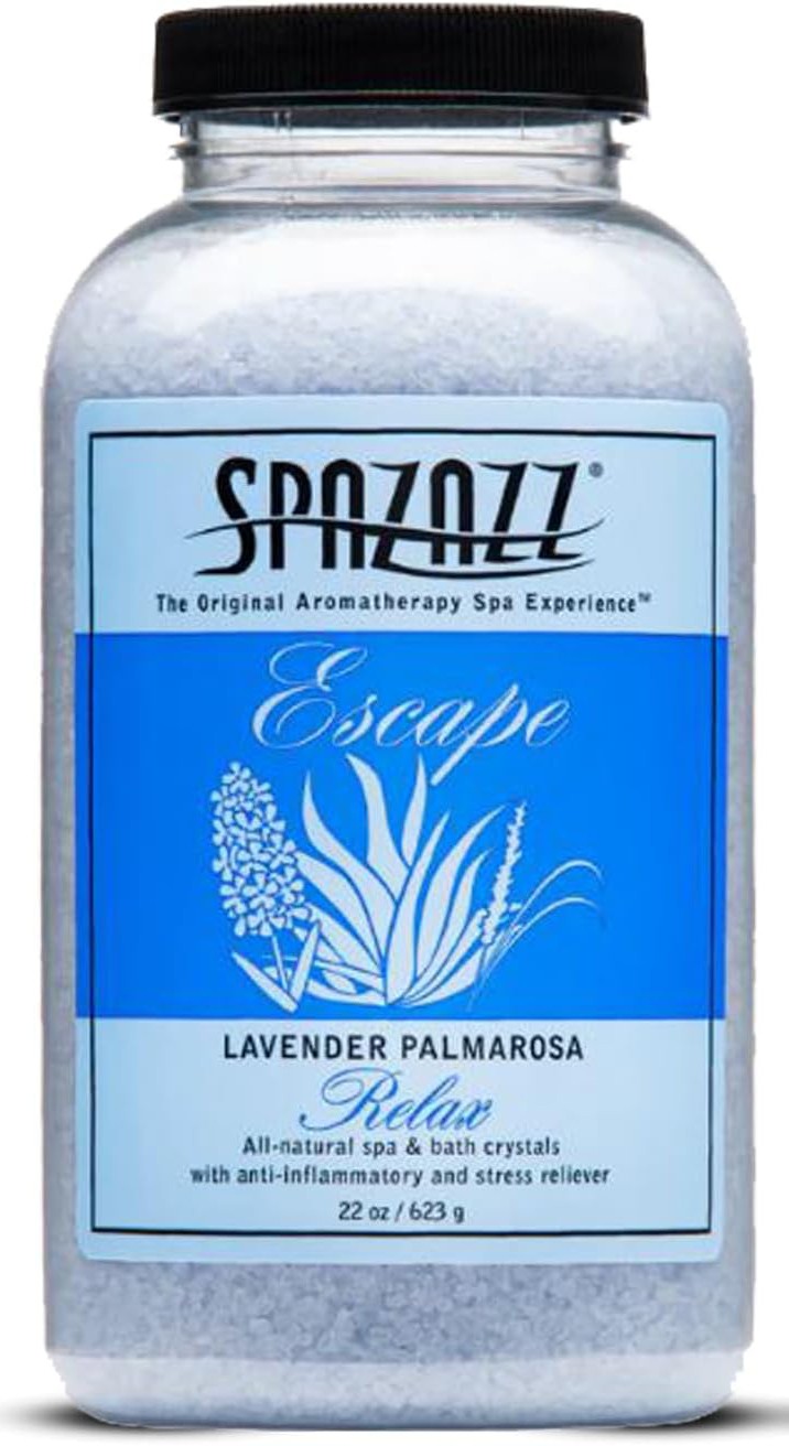 Spazazz Aromatherapy Spa and Bath Crystals - Lavender Palmerosa 22oz