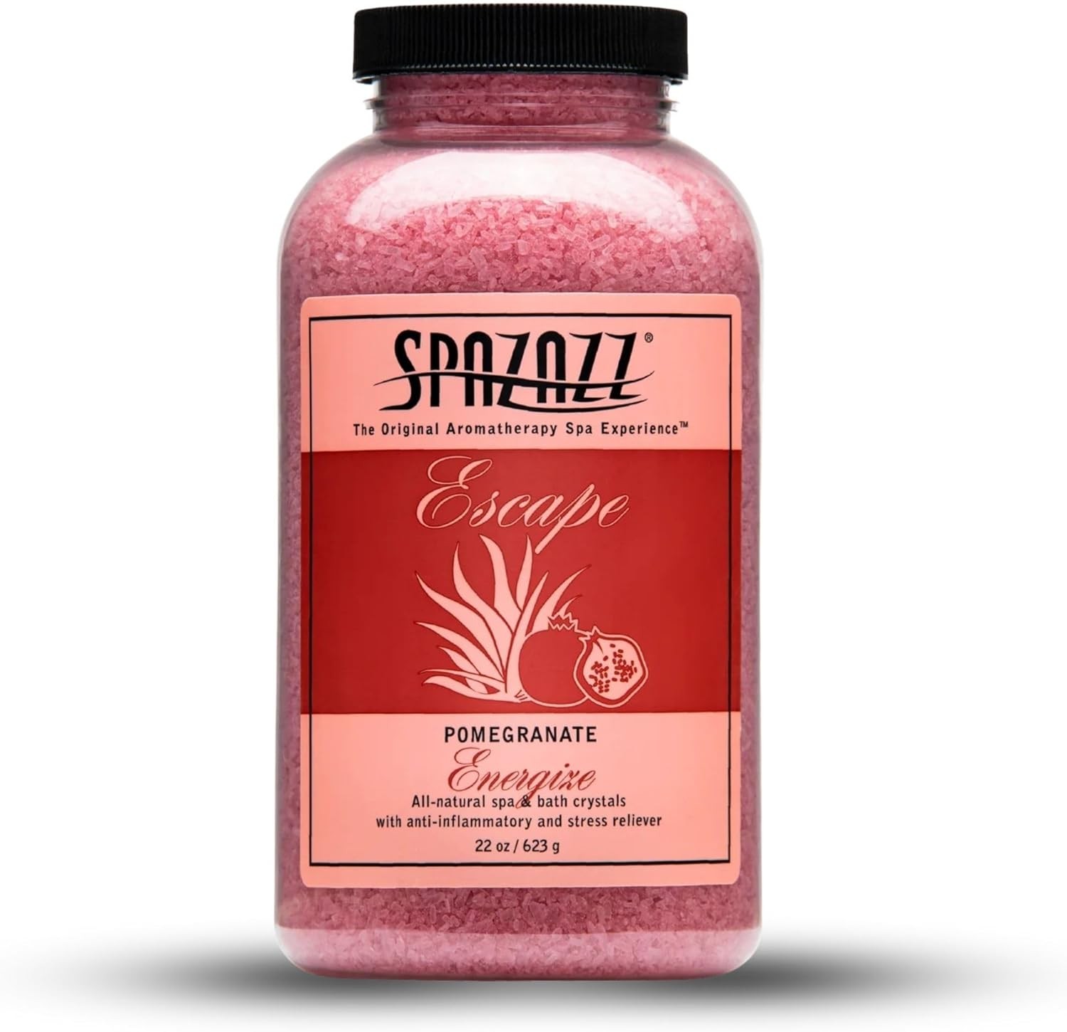 Spazazz Aromatherapy Spa and Bath Crystals - Pomegranate 22oz