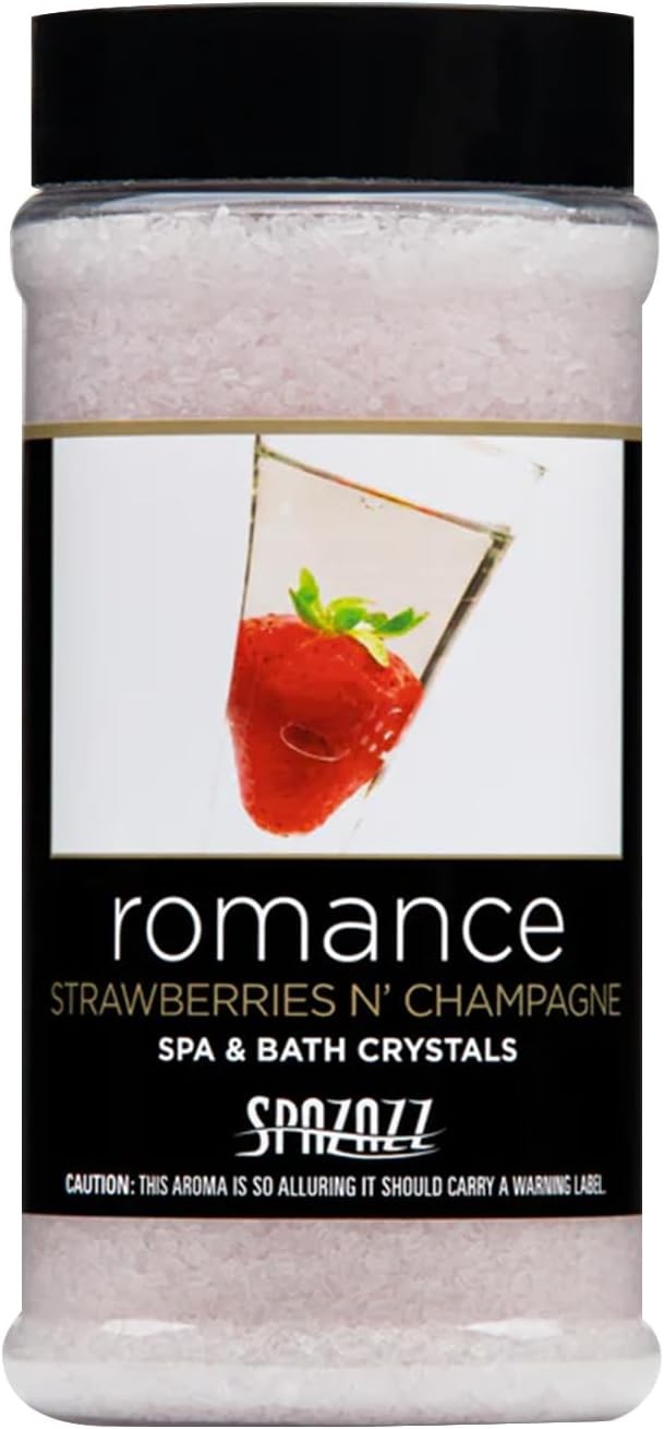 Spazazz Aromatherapy Spa and Bath Crystals- Strawberries n' Champagne 17oz