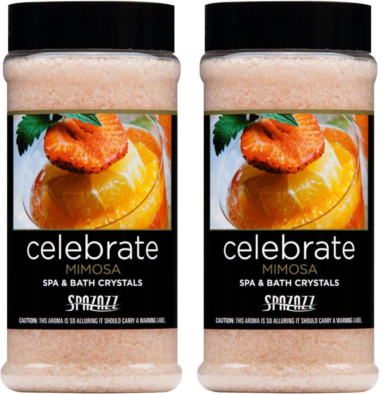 Spazazz Aromatherapy Spa and Bath Crystals - Mimosa 17 oz (2 Pack)