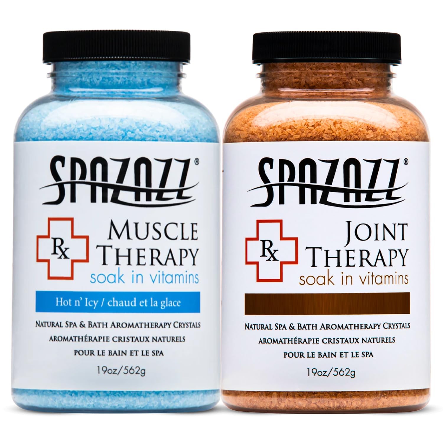 Spazazz Aromatherapy Spa and Bath Crystals 2PK - Muscular/Joint Therapy