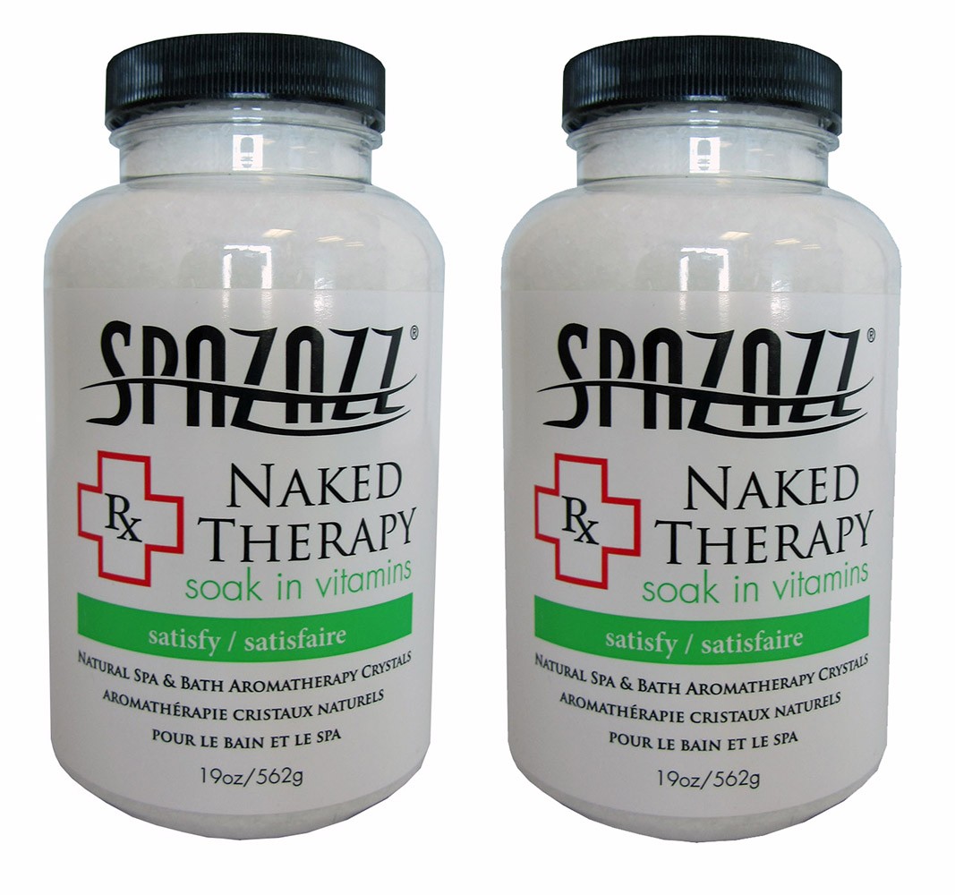 Spazazz Aromatherapy Spa And Bath Crystals Naked Therapy 19oz 2 Pack