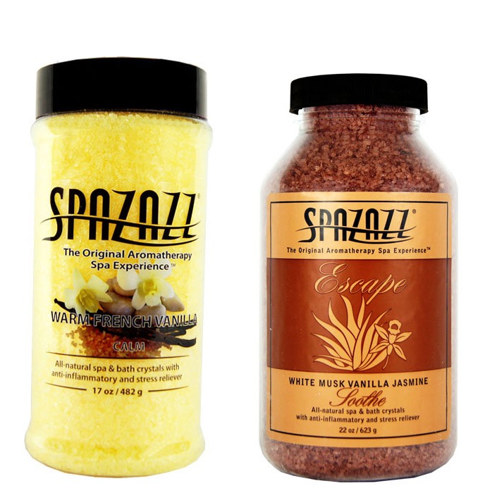 Spazazz Aromatherapy Spa/Bath Crystals 2PK - French Vanilla/White Musk Jasmine