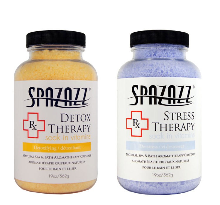 Spazazz Aromatherapy Spa And Bath Crystals 2pk Detox Stress Therapy