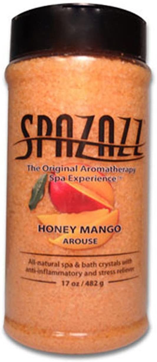 Spazazz Aromatherapy Spa and Bath Crystals - Honey Mango 17 oz