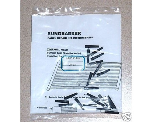 Sungrabber Repair Plugs (20) for Solar Swimming Pool Heating Panels