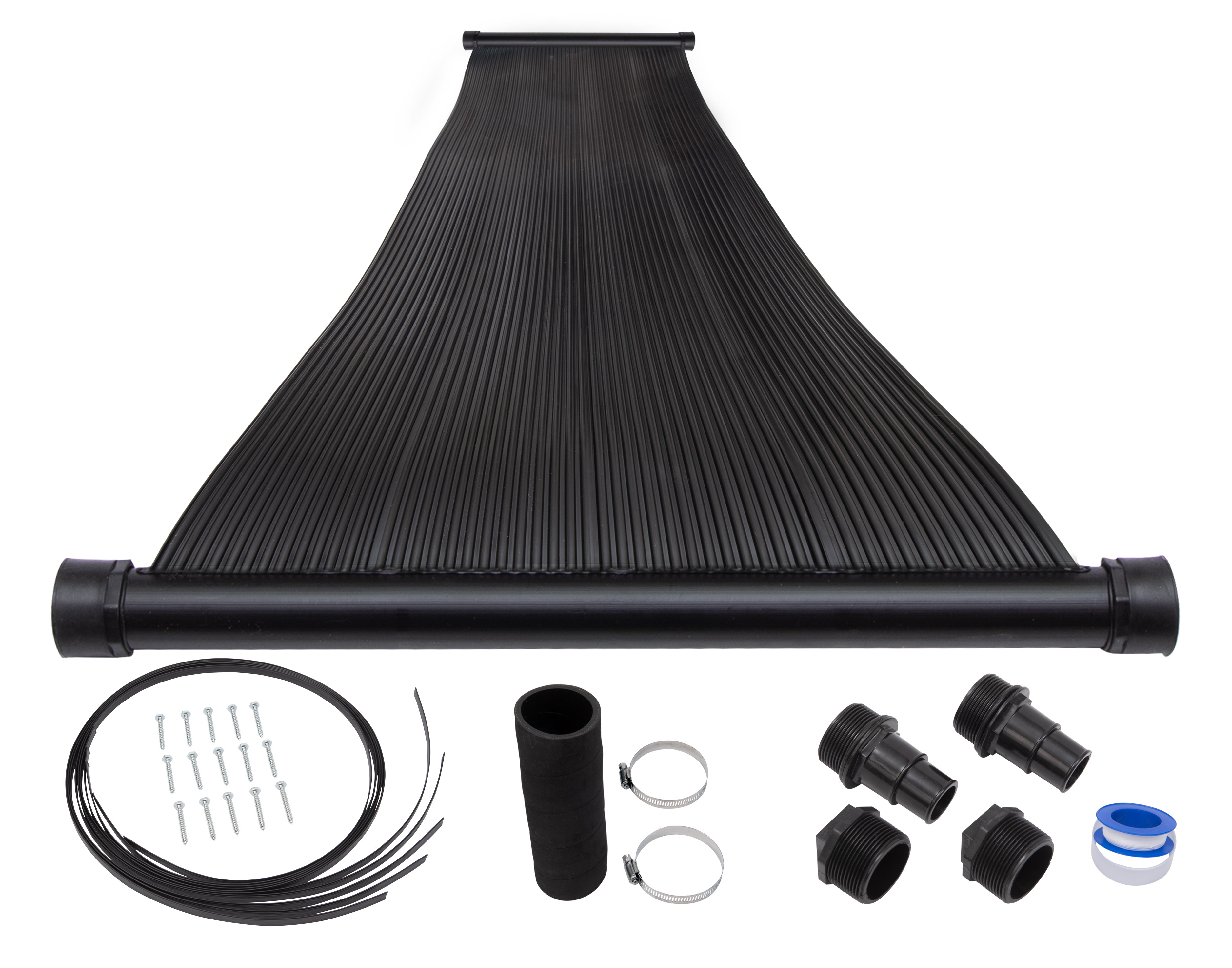 1-2'X12' SunQuest Solar Swimming Pool Heater w/ Add-on & Roof/Rack Mounting Kit