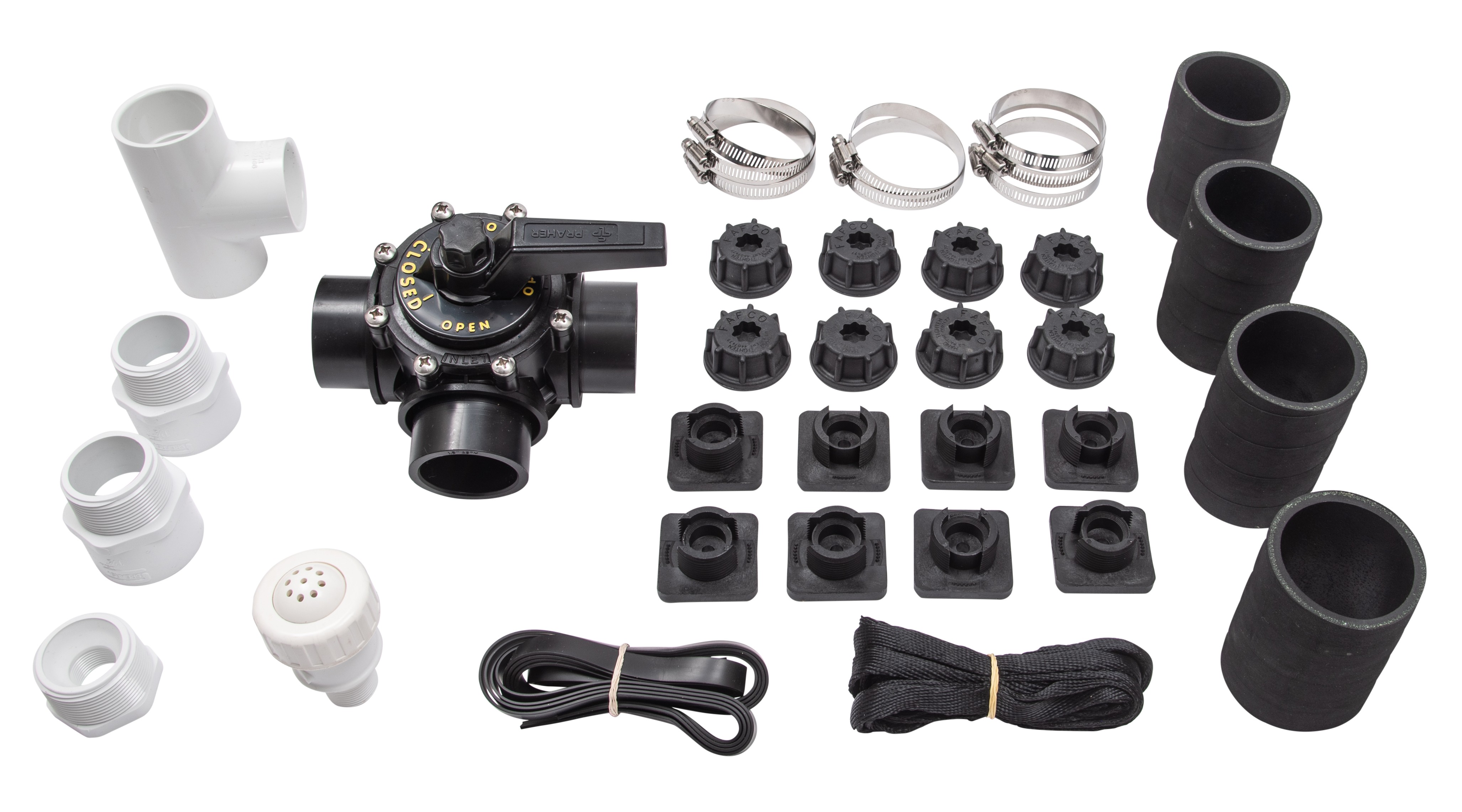 System Kit for Sunquest Solar Pool Heater includes Diverter and Vacuum Valve