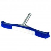Deluxe 20in Flexible Pool Cleaning Brush with Aluminum EZ Clip Handle