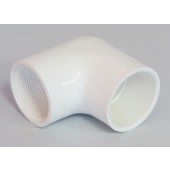 Drain 90 degree 1.5" White - PVC