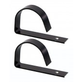 Aluminum G Clamp for securing pipe to roof - HC-124 - 2 Pack