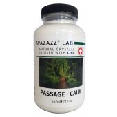Spazazz Aromatherapy Spa and Bath Crystals Infused with CBD - Passage Calm 19oz