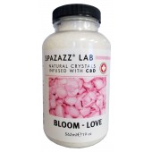 Spazazz Aromatherapy Spa and Bath Crystals Infused with CBD - Bloom Love 19oz