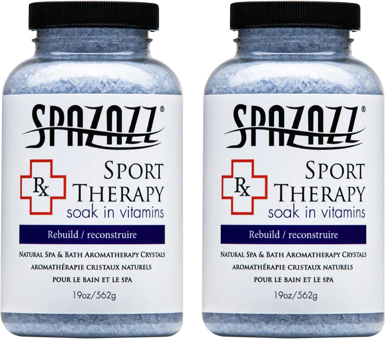 Spazazz Aromatherapy Spa and Bath Crystals- Sport Therapy (2 Pack)