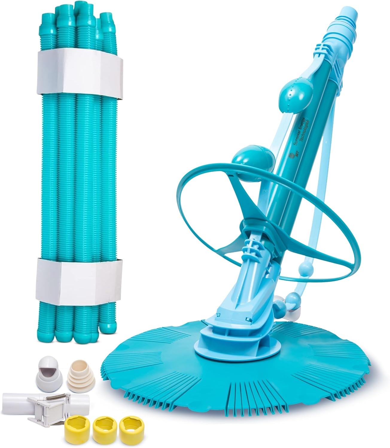 SUNSOLAR Automatic Swimming Pool Vacuum - for Above Ground or Inground Pools - Swimming Pools Cleaning - Pool Suction Vacuum Cleaner Kit
