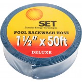 Heavy Duty Deluxe 1.5'' Backwash Discharge Hose for Swimming Pools - 50ft long