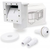 SunSolar Through Wall Skimmer Kit - Standard Width for Above Ground Pools - Includes Floating Weir, Basket, Hose Adapters, Vacuum Plate and Pool Return Fitting - Easily Installed in The Pool Wall